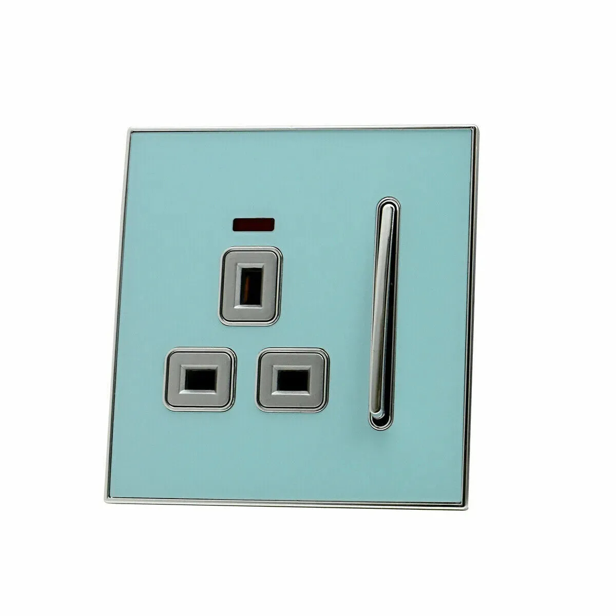 Blue 1 Gang Wall Light Switches & Sockets Screw less with USB Plug~3892