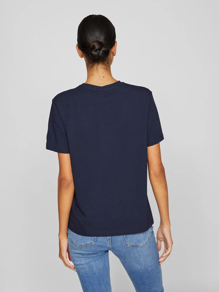 Nora Short Sleeve Tee | Navy Blazer - Image 3