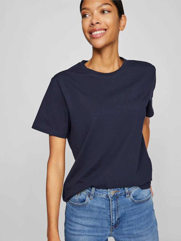 Nora Short Sleeve Tee | Navy Blazer - Image 5