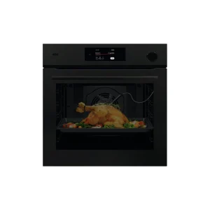 AEG NBR7P731ST Single Pyrolytic Oven w/Steam - Matt Black