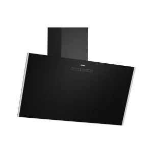Neff N30 D83IDK1S0B Angled Chimney Hood - Black Glass